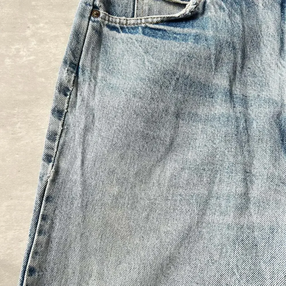 Vintage Levi's 517 Orange Tab Light Wash Denim Jeans Fit (36x29)